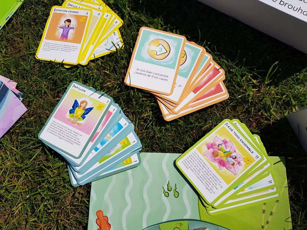 cartes de yoga du jeu yogakiddy